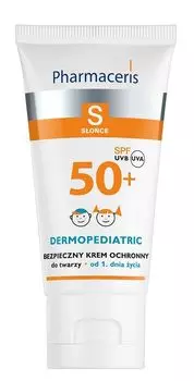 Pharmaceris S Dermopediatric SPF50+ защитный крем с фильтром для детей, 50 ml