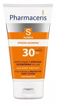 Pharmaceris, S, защитная эмульсия для тела, SPF 30, 150 мл