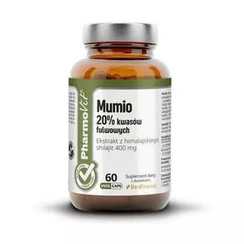 Pharmovit, Clean Label Мумио 20% Фульвокислоты