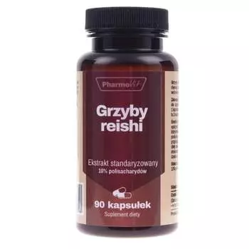 Pharmovit, Грибы рейши, 90 капсул, мультиколор