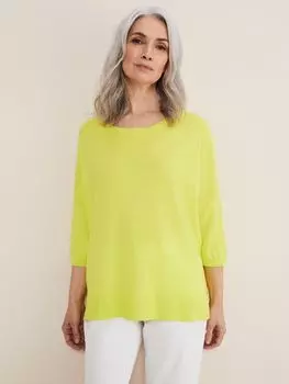 Phase Eight Трикотажный топ Adriana со ступенчатым краем, салатовый