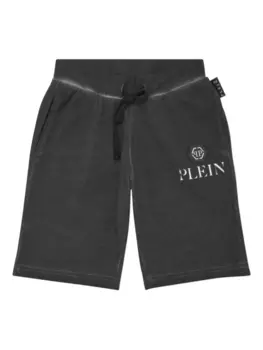 Philipp Plein Basic Plein шорты старого цвета, черный