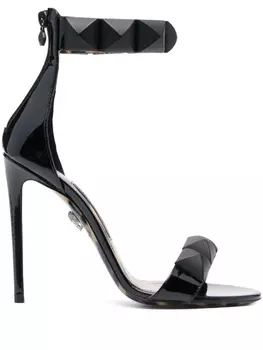Philipp Plein босоножки Rockstud, черный