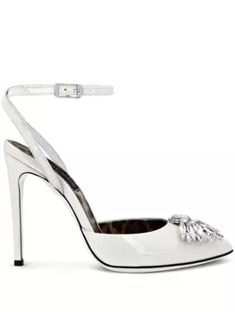 Philipp Plein босоножки Vernice 120, белый