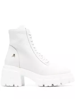 Philipp Plein ботинки с меховой подкладкой, белый