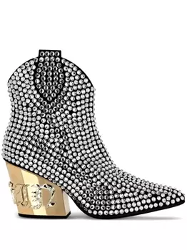 Philipp Plein ботинки с заклепками, черный