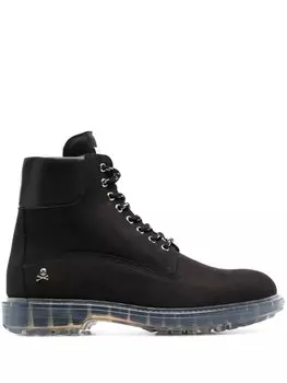 Philipp Plein ботинки The Hunter на шнуровке, черный
