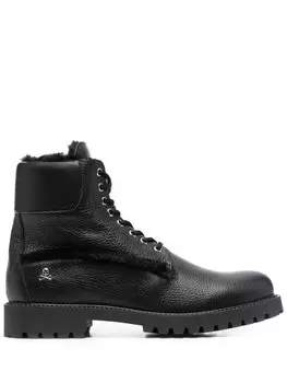 Philipp Plein ботинки The Hunter с подкладкой из овчины, черный