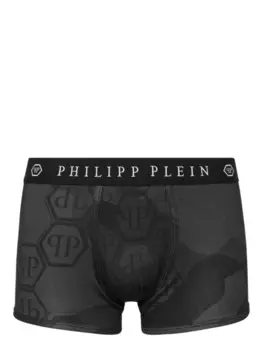 Philipp Plein боксеры с камуфляжным принтом, черный