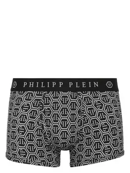 Philipp Plein боксеры с принтом, черный