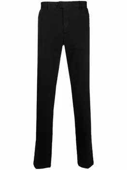 Philipp Plein брюки чинос с молниями, черный