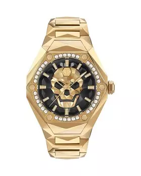 PHILIPP PLEIN Часы $kull Spikes, 45 мм, черный