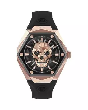 PHILIPP PLEIN Часы $kull Spikes, 45 мм, черный