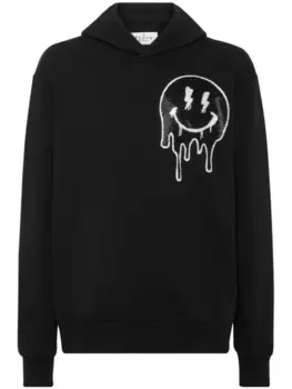 Philipp Plein декорированное худи, черный