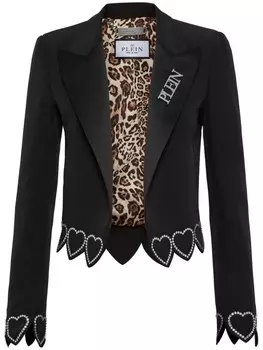 Philipp Plein декорированный пиджак, черный