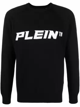 Philipp Plein джемпер с логотипом, черный