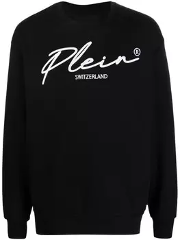 Philipp Plein джемпер с логотипом, черный