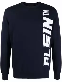 Philipp Plein джемпер с логотипом, синий