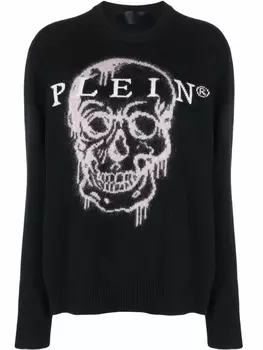 Philipp Plein джемпер с принтом, черный