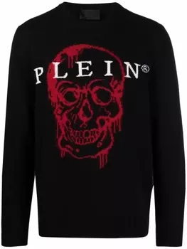 Philipp Plein джемпер с принтом, черный