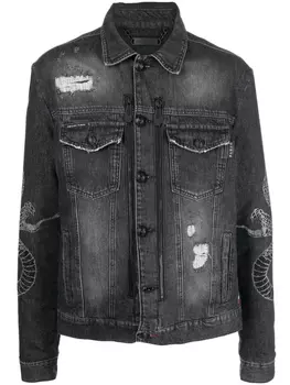 Philipp Plein джинсовая куртка, серый