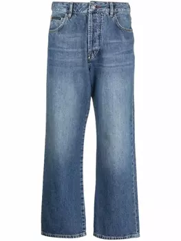 Philipp Plein джинсы Iconic Plein широкого кроя, синий