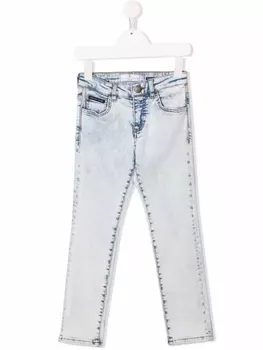 Philipp Plein джинсы Iconic Plein стандартного кроя, синий
