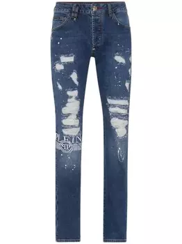 Philipp Plein джинсы прямого кроя, синий
