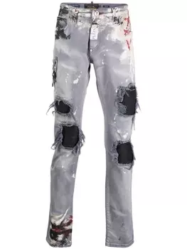 Philipp Plein джинсы Rock Star, синий