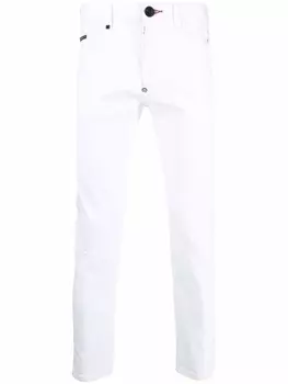 Philipp Plein джинсы скинни, белый
