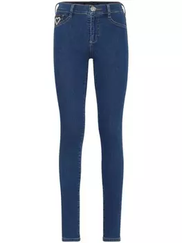 Philipp Plein джинсы скинни Heart, синий
