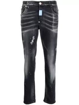 Philipp Plein джинсы скинни Hexagon, черный