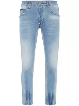 Philipp Plein джинсы скинни с аппликацией, синий