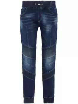 Philipp Plein джинсы скинни с логотипом, синий