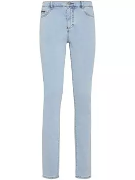 Philipp Plein джинсы скинни с логотипом, синий