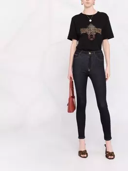 Philipp Plein джинсы скинни, синий