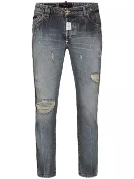 Philipp Plein джинсы скинни средней посадки, синий