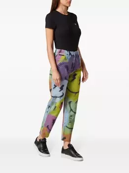 Philipp Plein джинсы Smile прямого кроя, желтый
