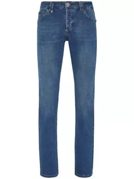 Philipp Plein джинсы Supreme Iconic прямого кроя, синий