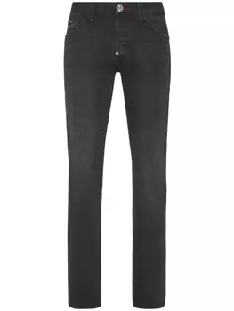 Philipp Plein джинсы Supreme Iconic прямого кроя, черный