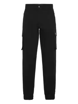 Philipp Plein джоггеры карго, черный