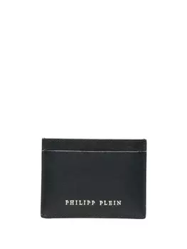 Philipp Plein фактурный картхолдер TM, черный