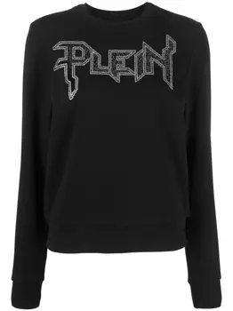 Philipp Plein футболка Crystal с логотипом, черный