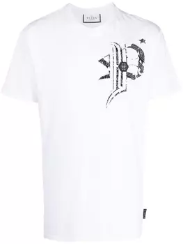 Philipp Plein футболка Gothic Plein, белый