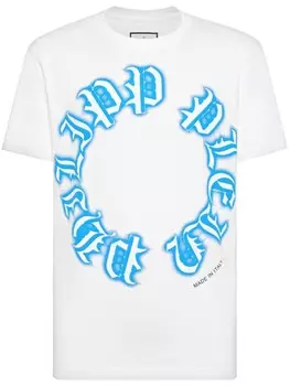 Philipp Plein футболка Gothic Plein, белый