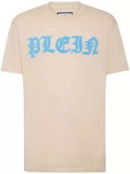 Philipp Plein футболка Gothic Plein, нейтральный цвет