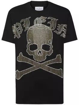 Philipp Plein футболка Gothic Plein Strass, черный