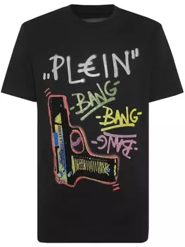 Philipp Plein футболка Gun, черный
