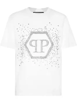 Philipp Plein футболка Hexagon, белый