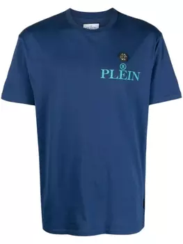 Philipp Plein футболка Iconic Plein с логотипом, синий